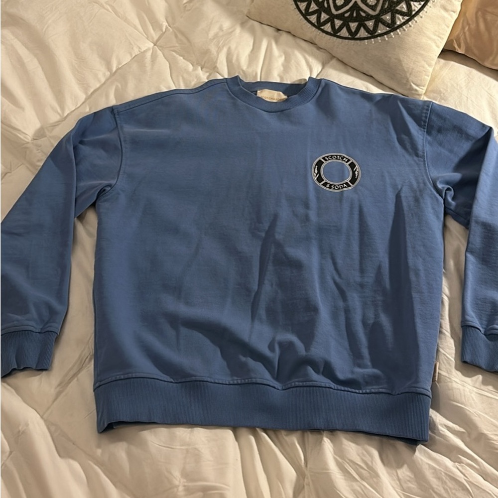 Scotch & Soda heavyweight sweatshirt , blue , Small